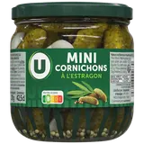 Cornichons mini à l'estragon,  bocal de 42cl  -  210g