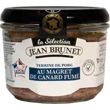 Terrine de porc au magret de canard fumé JEAN BRUNET, 180g