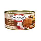 Confit de canard DELPEYRAT, -25% de sel, 4 cuisses, 1,35kg