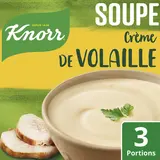 Soupe déshydratée Crème de volaille champignons KNORR 3 portions
