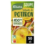 Soupe Velouté potiron à la créme fraiche KNORR & LA POTAGERE, Brique 50cL
