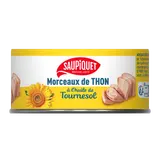 Thon morceaux huile de tournesol SAUPIQUET 1/5 160g