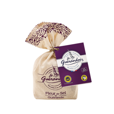 Fleur de sel IGP tradition LE GUERANDAIS, sac en toile de 250g