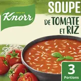 Soupe déshydratée Tomates et Riz KNORR 3 portions