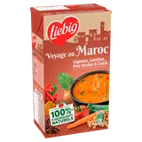 Soupe voyage au Maroc légumes .lentilles pois chiches cumin LIEBIG 1l