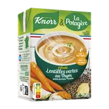 Soupe Velouté de lentilles vertes au thym KNORR & LA POTAGERE, 75CL
