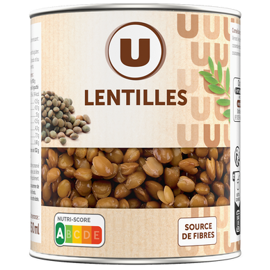 Lentilles U 530g