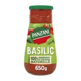 Sauce Tomate et Basilic 100% ingrédients d'origine naturelle PANZANI -650g