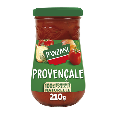 Sauce Tomate Provençale 100% ingrédients d'origine naturelle PANZANI -210g