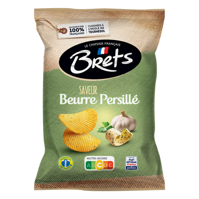 Chips saveur beurre persillé  BRETS 125g