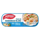 Filets de Maquereau Blanc au Vin Blanc SAUPIQUET, 176g