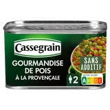 Pois cuisinés à la provençale CASSEGRAIN - Boîte 375g