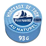 Morceaux de Thon au Naturel Démarche Responsable PETIT NAVIRE 95g