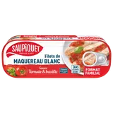 Filets de Maquereau Blanc Tomate Basilic SAUPIQUET, 226g
