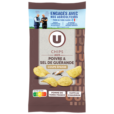 Chips chaudron aux poivre et sel de Guérande U 100g