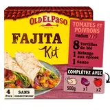 Kit fajitas tomates poivrons OLD EL PASO 500g