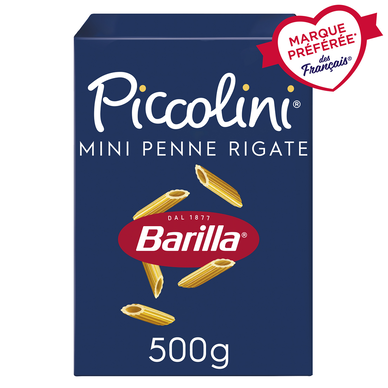 Pâtes Mini Penne Rigate Piccolini BARILLA - 500g