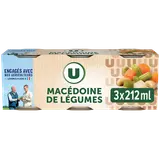 Macédoine de légumes - 3 boîtes de 130g 390g