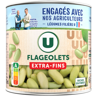 Flageolets verts extra-fins - Boîte 265g