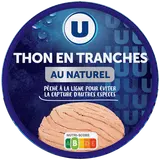 Thon en tranche naturel pêché ligne  112g