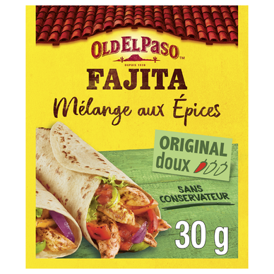 Mélange d'épices pour fajitas OLD EL PASO 30g