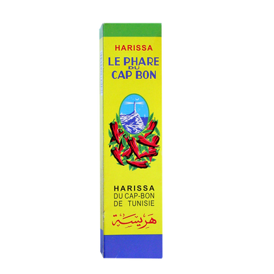 Harissa sauce piquante Tunisie PHARE DU CAP BON, tube de 140g