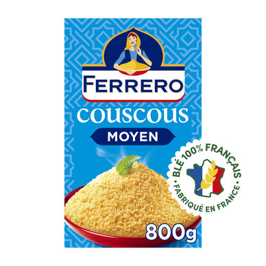 Couscous moyen blé Français FERRERO - 800g