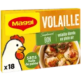 Bouillon cube volaille MAGGI, boite de 18 cubes, 180g