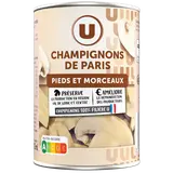 Champignons de Paris pieds et morceaux  - Boîte de 230g net égoutté