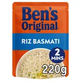 Riz Basmati express 2min BEN'S ORIGINAL - Sachet micro-ondable 220g