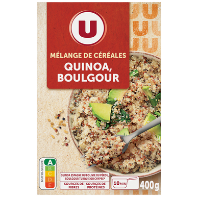 Duo de céréales quinoa et boulgour  400g