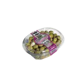 Olives vertes dénoyautées à la méditerranéenne,TROPIC APERO, barquette200g