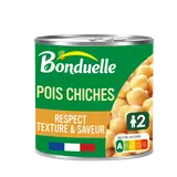 Pois chiches très peu de jus BONDUELLE - Boîte 265g