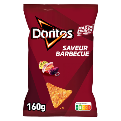 Chips Tortillas de maïs Saveur Barbecue - DORITOS - 160g