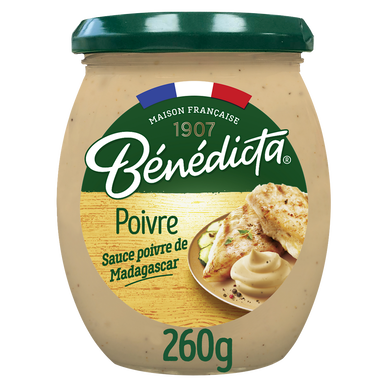 Sauce au poivre de Madagascar BENEDICTA, 260g