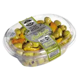 Olives vertes dénoyautées à la provençale, TROPIC APERO,barquette 200g
