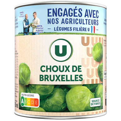 Choux de Bruxelles - Boîte 530g