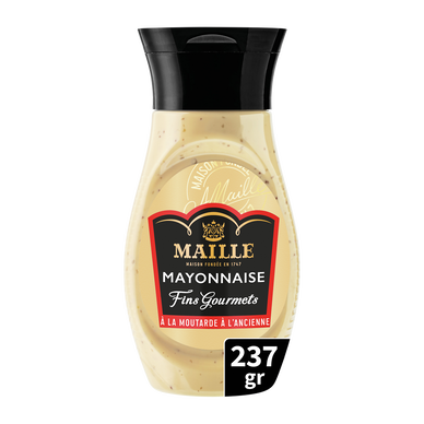 Mayonnaise Fins Gourmets Qualité Traiteur MAILLE Flacon 237g