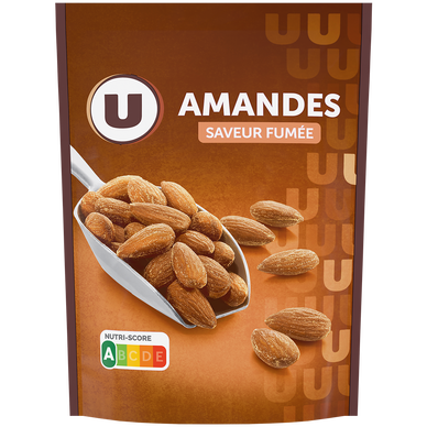 Amandes goût fumé  paquet 100g