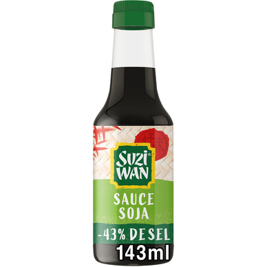 Sauce Soja Allegée en Sel SUZI WAN - 143ml