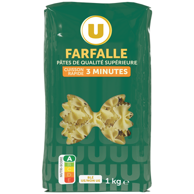 Pâtes Farfalles cuisson rapide  1kg