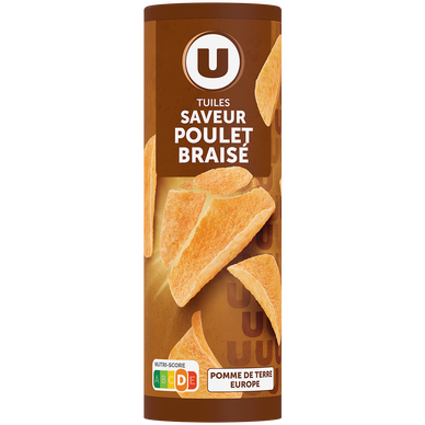 Tuiles saveur poulet braisé U 170g