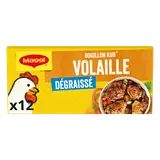 Bouillon cube volaille dégraissé MAGGI, boite de 12 cubes, 120g