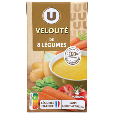 Soupe Velouté aux 8 légumes 1 litre