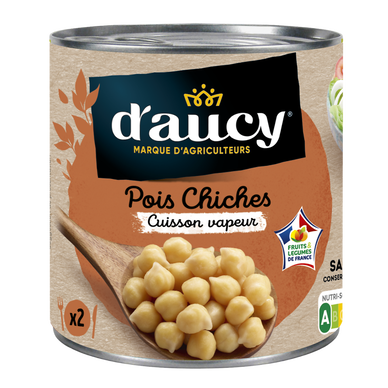 Pois chiches nature Cultivé en France D'AUCY - 265g