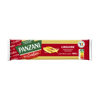 Pâtes LINGUINE les Créatives blé Français PANZANI - 500g