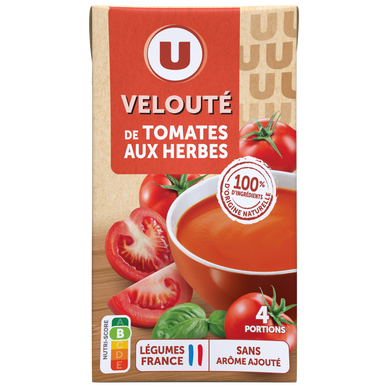 Soupe Velouté de tomates brique 1 litre