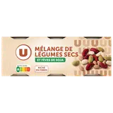 Mélange de légumes fèves de soja - 3 boîtes de 125g