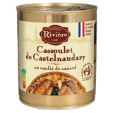 Cassoulet Castelnaudary au confit de canard MAISON RIVIERE, 4/4, 840g