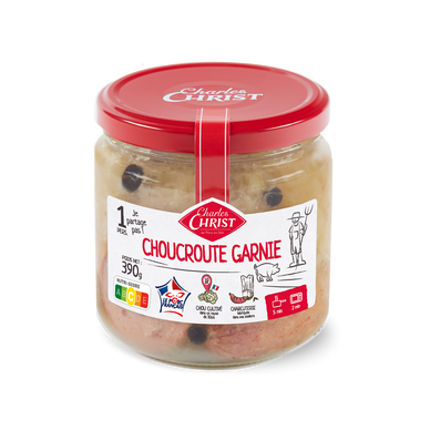 Choucroute garnie Christ 44,6O cl Boîte de 390g